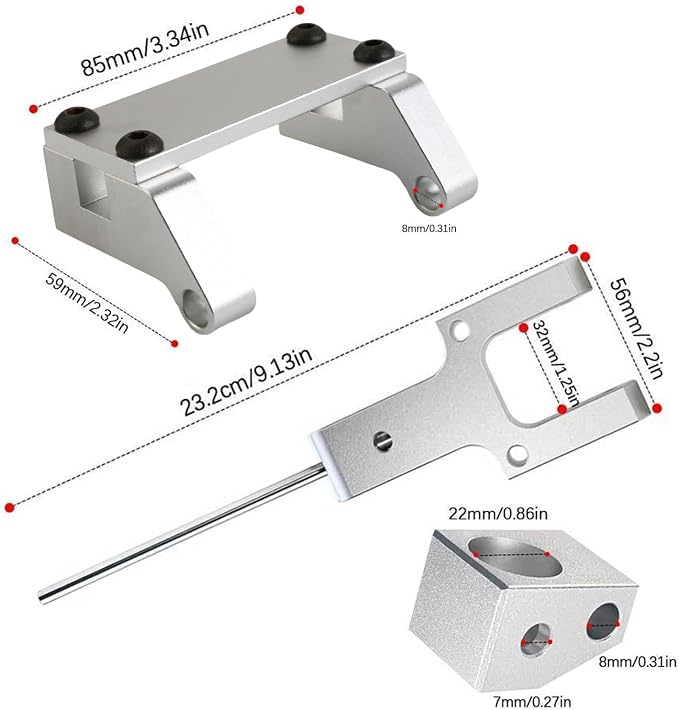 Metal Toggle Drive Connector and Metal Drive Toggle and Clevis Mount Power Recliners,Fits for La-Z-Boy/Lazyboy Power Recliners,Fits All L-Z-Boy