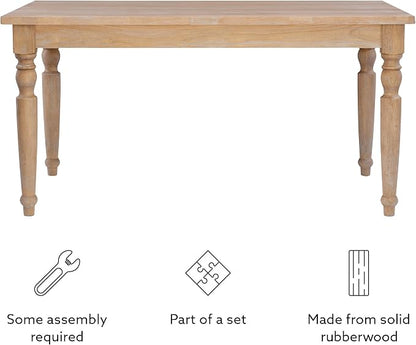 Linon Dining Table Brown