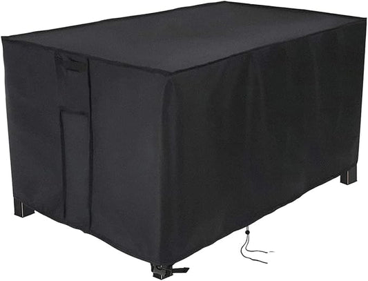 Fire Pit Cover Square 38 Inch,Propane Gas Fire Pit Table Cover,Outdoor Waterproof Firepit Table Cover - 38 X 38 X 24 Inch