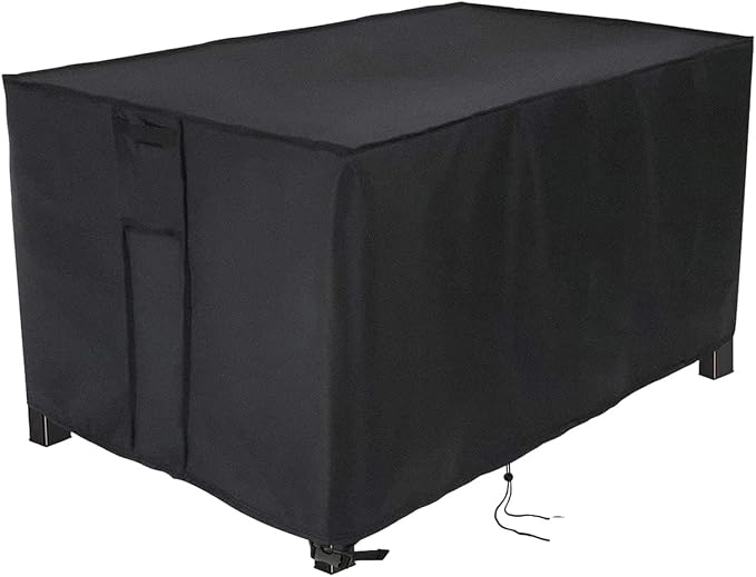 Rectangular Fire Pit Cover 71 Inch,Propane Gas Fire Pit Table Cover,Outdoor Waterproof Firepit Table Cover - 71 X 40 X 27 Inch