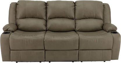 RecPro Charles 80" RV Wall Hugger Reclining Sofa | Putty
