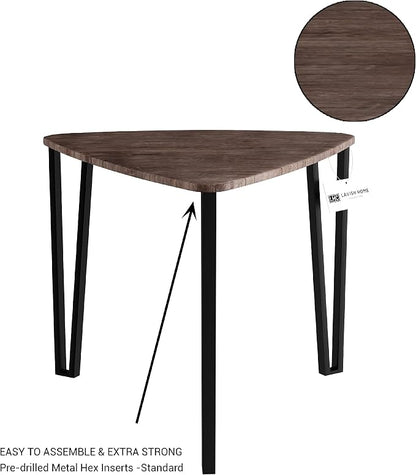 Lavish Home Nesting Tables - Set of 3 Modern Woodgrain-Look Coffee Tables for Living Room - Contemporary Accent Decor Home Furniture (Brown)
