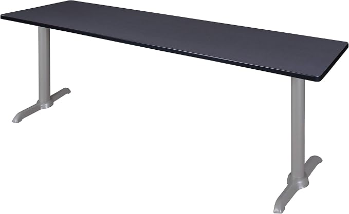 Romig Pillar 84" x 24" Training Table- Grey/Grey Base