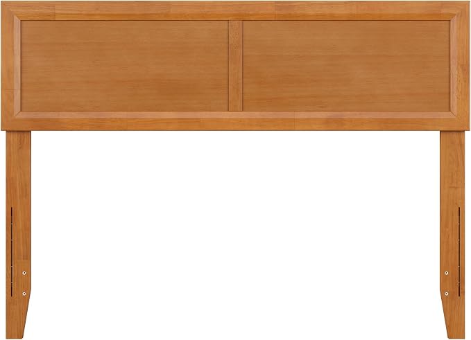 AFI, Sophia Adjustable Modern Full Wood Headboard, Light Toffee