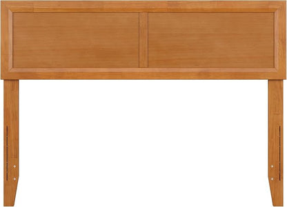 AFI, Sophia Adjustable Modern Full Wood Headboard, Light Toffee