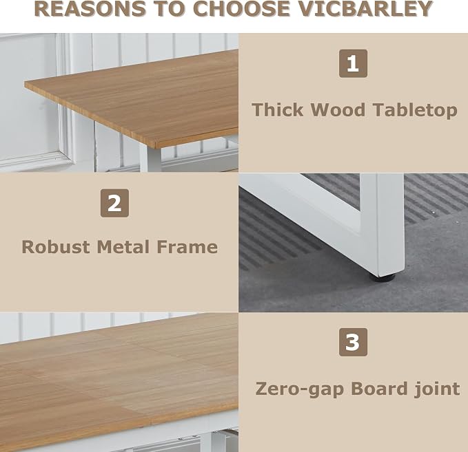 Extendable Dining Table for 4-8 People,70.86''Modern Space-Saving Kitchen Table with Metal Legs,Rectangle Folding Conference Meeting Table for Living Meeting Room Kitchen,Oak