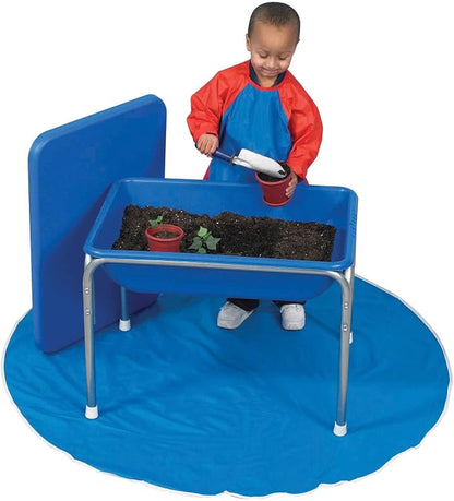 Children's Factory 18" Small Sensory Table, Sandbox with Lid, Water Table for Kids, Blue | Sandbox for Indoor or Outdoor Use, Rust-Resistant Sensory Bin for Classrooms, Preschools, and Daycares