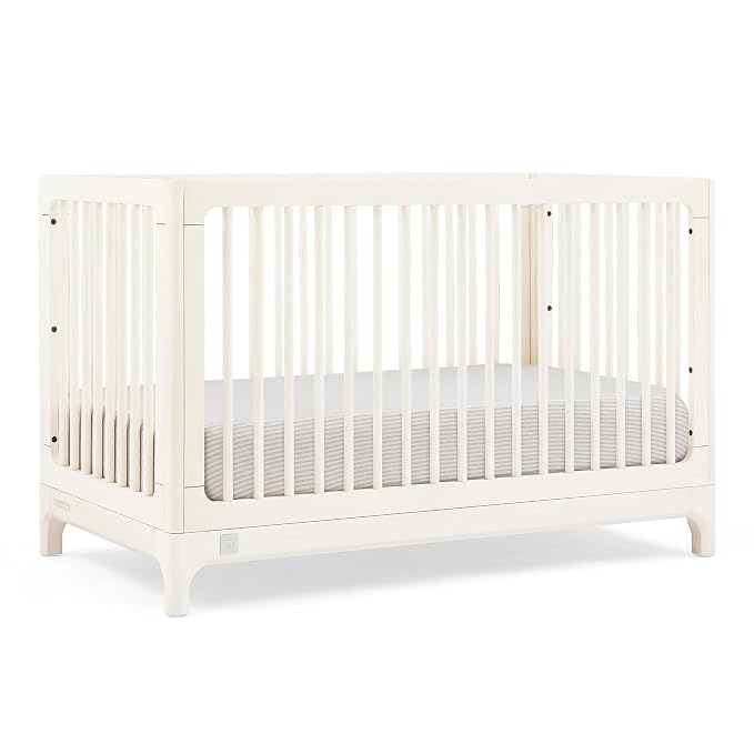 babyGap Wren 4-in-1 Convertible Crib by Delta Children - Greenguard Gold Certified, Antique White