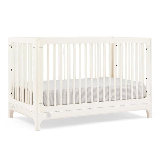 babyGap Wren 4-in-1 Convertible Crib by Delta Children - Greenguard Gold Certified, Antique White