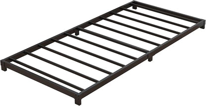Nailsong 3 Inch Twin XL Bed Frames Low Profile, XL Twin Bed Frame No Box Spring Needed, Heavy Duty Metal, Easy Assembly, Black