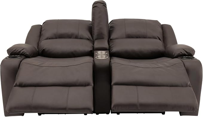 RecPro Charles 64" RV Wall Hugger Reclining Sofa | Chestnut