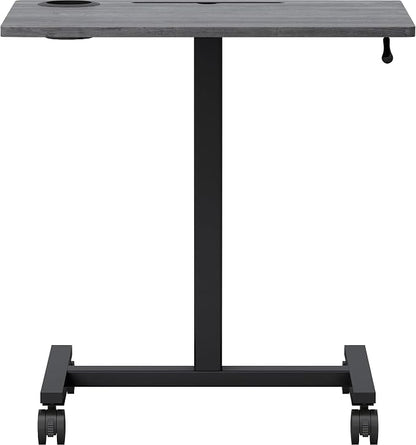 Lorell Height-Adjustable Mobile Desk