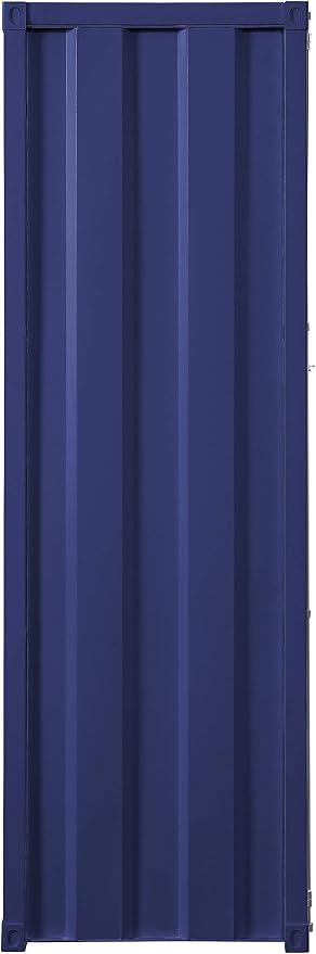 Acme Cargo Wardrobe Armoire with 1 Door in Blue