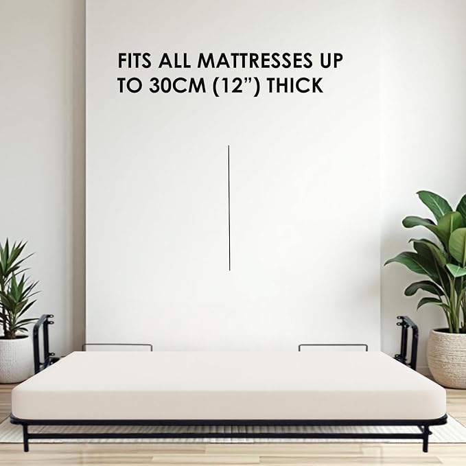 Murphy Bed - Murphy Bed Queen - Folding Bed - Full XL - Horizontal - 55" x 80" - Classic