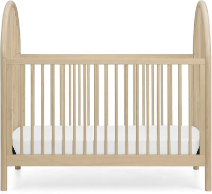 Delta Children Cannon 4-in-1 Convertible Crib - Converts from Baby Crib to Toddler Bed, Daybed and Sofa Bed, Fits Standard Full-Size Crib Mattress, Natural Sandstone