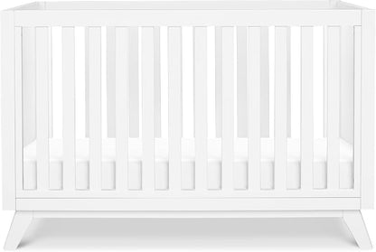 Davinci Otto 3-in-1 Convertible Baby Crib, GREENGUARD Certified, White | Converts to Toddler Bed & Daybed, 4 Adjustable Mattress Heights - Toddler Conversion Kit Sold Separately, Easy to Assemble