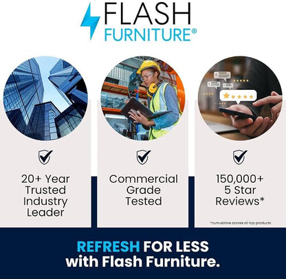 Flash Furniture Wren 30"W x 72"L Rectangular Oak HP Laminate Activity Table - Standard Height Adjustable Legs