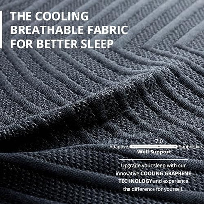 EGOHOME Cal King 14 " Memory Foam Mattress for Back Pain Relief Medium Firm