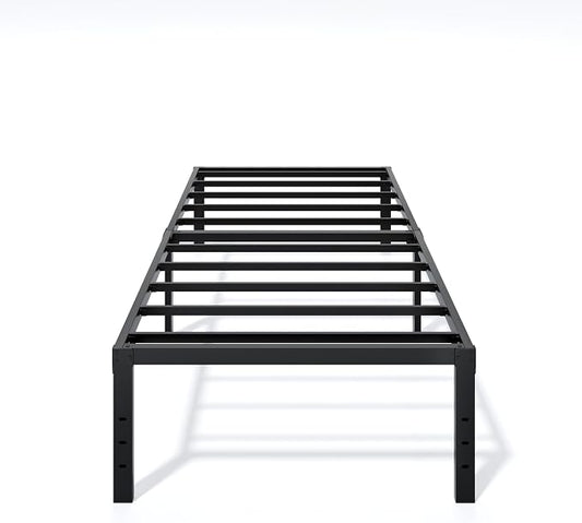 LUMUNANCE Metal Bed Frame Twin Size - 16 Inch Heavy-Duty Twin Platform Bed Frame No Box Spring Needed, Easy Assembly, Noise-Free, Sturdy Mattress Foundation, Underbed Storage Space