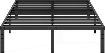 Full Size Bed Frame 18" Tall Heavy Duty Metal Platform Bed Frame,Sturdy Steel Frame,No Box Spring Needed,Noise-Free,Easy Assembly
