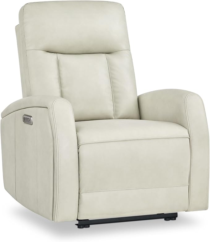 KISLOT Wall Hugger Power Recliner Chair with USB & Type-C Ports Faux Leather Recliner 135° Reclining Small Space Electric Sofa for RV Living Room Bedroom