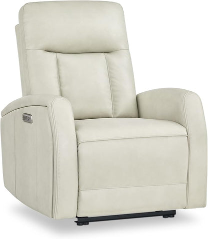 KISLOT Wall Hugger Power Recliner Chair with USB & Type-C Ports Faux Leather Recliner 135° Reclining Small Space Electric Sofa for RV Living Room Bedroom