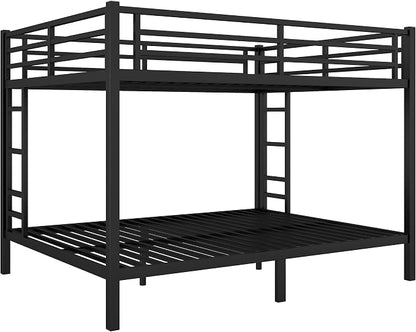 Bellemave Queen Over Queen Bunk Bed for Adults, Teens