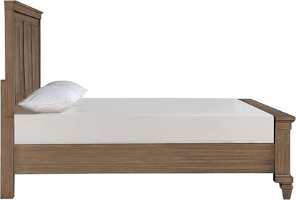 New Classic Furniture Mariana 5-Piece Wood Queen Bedroom Set, Vintage Mocha
