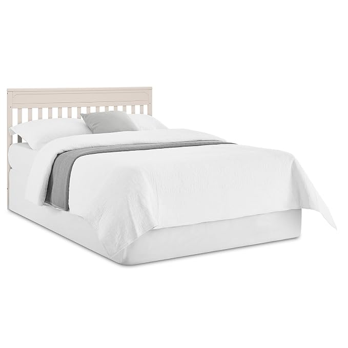 Delta Children Isabelle 6-in-1 Convertible Crib, Converts to Toddler Bed, Daybed, Sofa & Full Bed with/Without Footbaord, Greenguard Gold Certified, Mattress Heights, Soft Beige