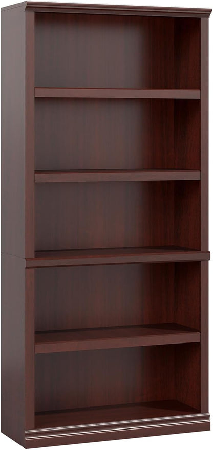 Bevfint Bookshelf, Open Storage 70 Inch Tall 5 Shelf Bookcase, Floor Standing Bookshelves and Bookcases, Book case for Farmhouse Library Office Bedroom Kids, Mahogany - 5 Tier