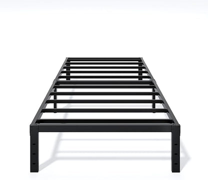 LUMUNANCE Metal Bed Frame Twin Size - 12 Inch Heavy-Duty Twin Platform Bed Frame No Box Spring Needed, Easy Assembly, Noise-Free, Sturdy Mattress Foundation, Underbed Storage Space