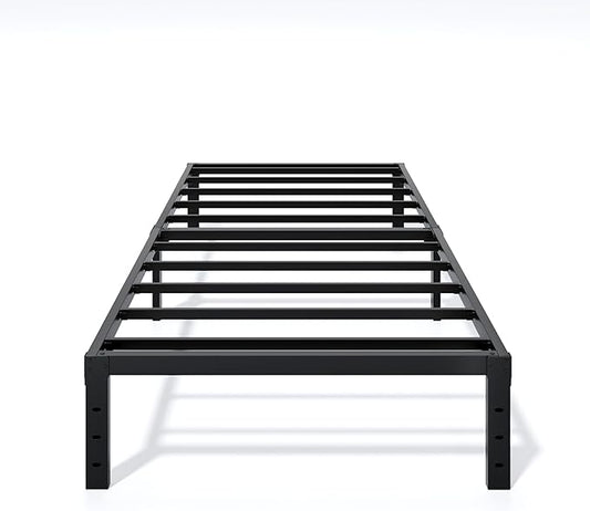 LUMUNANCE Metal Bed Frame Twin Size - 12 Inch Heavy-Duty Twin Platform Bed Frame No Box Spring Needed, Easy Assembly, Noise-Free, Sturdy Mattress Foundation, Underbed Storage Space