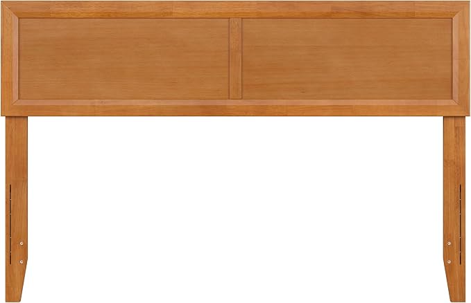 AFI, Sophia Adjustable Modern Queen Wood Headboard, Light Toffee