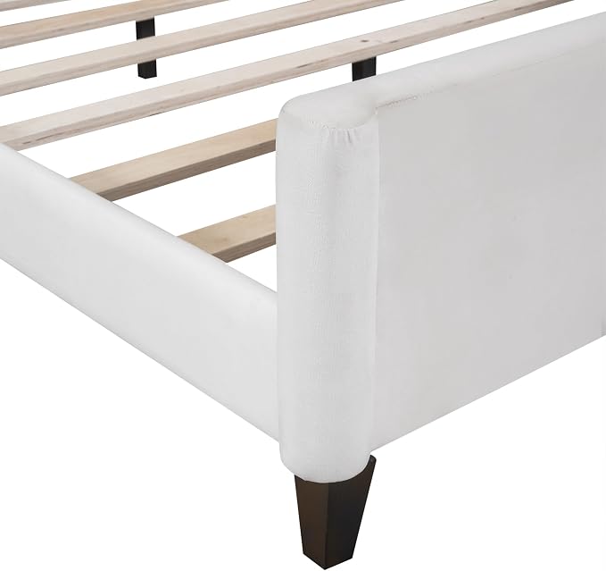 Ball & Cast Full Size Daybed, Velvet Upholstered Day Bed Frame with Button Tufted Backrest,Modern Sofa Bed for Living Room, Bedroom,Guest Room,No Box Spring Needed,Beige