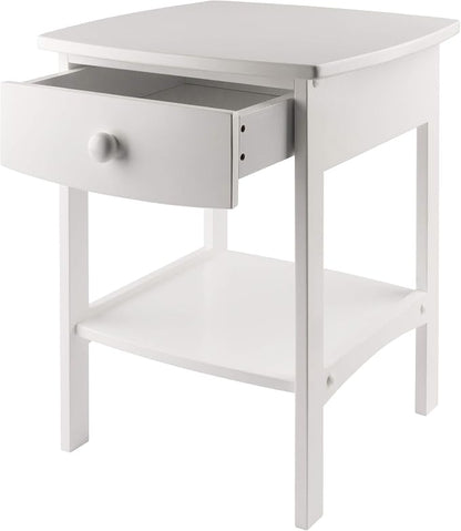 Winsome Wood Claire Accent Table, White
