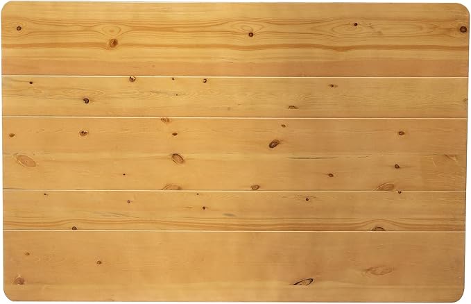 Flash Furniture HERCULES 46" x 30" Rectangular Light Natural Solid Pine Farm Dining Table