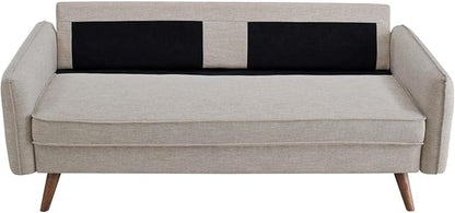 Modway Revive Contemporary Modern Fabric Upholstered Sofa In Beige
