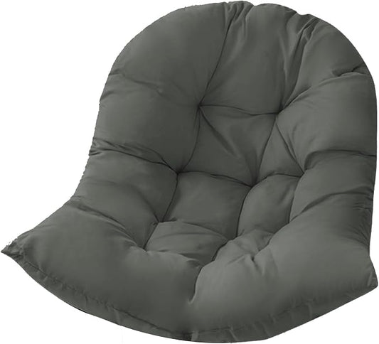 Hammock Swing Egg Chair Cushion Replacement, Hanging Basket Seat Pillow | Thick, 35.4 x 47.2 inches, High Elasticity Cotton, Soft Back Pads, Indoor, Outdoor, Garden, Office, Patio, Porch, Furniture