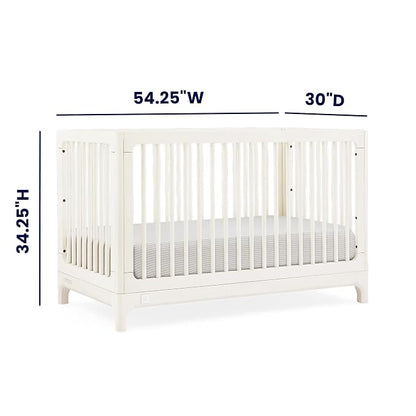 babyGap Wren 4-in-1 Convertible Crib by Delta Children - Greenguard Gold Certified, Antique White