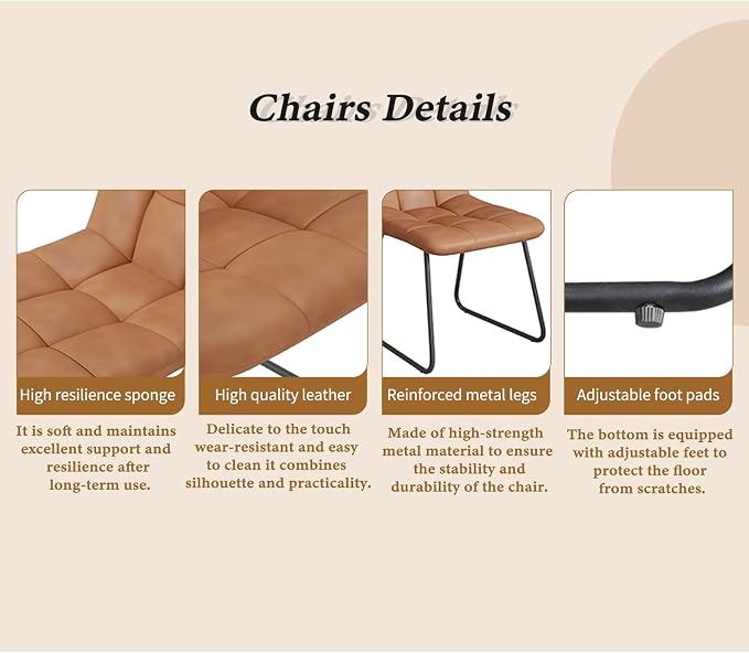 ZckyCine Butterfly‑Leaf 47‑63 Inch Extendable Dining Set with 6 PU Leather Chairs for Small‑Size Homes