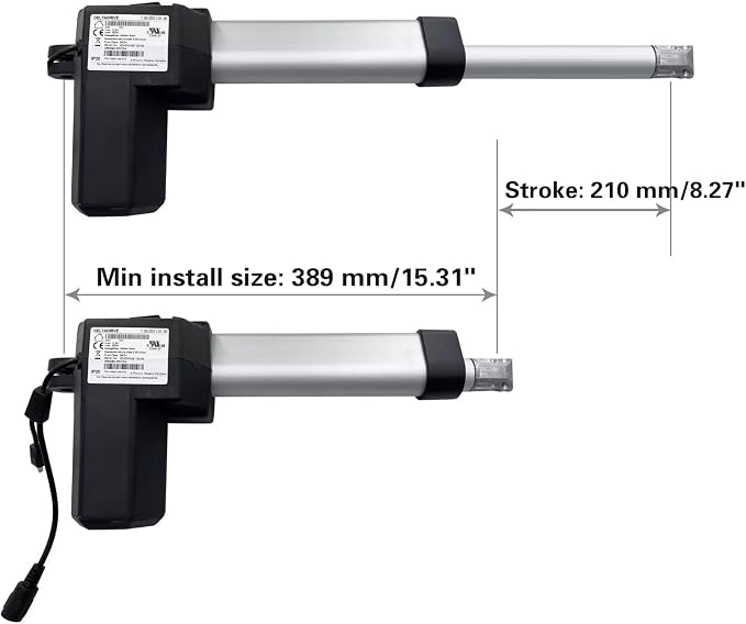 Deltadrive Motor Model 1.28.000.131.30 Linear Actuator Kit for Lift Chair Power Recliner Electric Sofa Parts Replacement