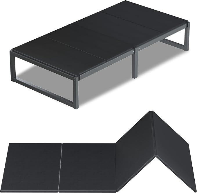 Lutown-Teen Bunkie Board Twin XL Under Mattress High-Density Polymer Bunkie Board Twin XL Size Anti-Sag, Breathable, Moisture Resistant, Noise Minimizing