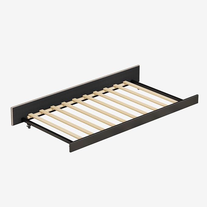 Ball & Cast Queen Bed Frame with Adjustable Headboard,Upholstered Platform Bed Frame Queen Size with 2 Wood Storage Drawers & Pull‑Out Trundle Bed,Wooden Slats Support,No Box Spring Needed,Taupe