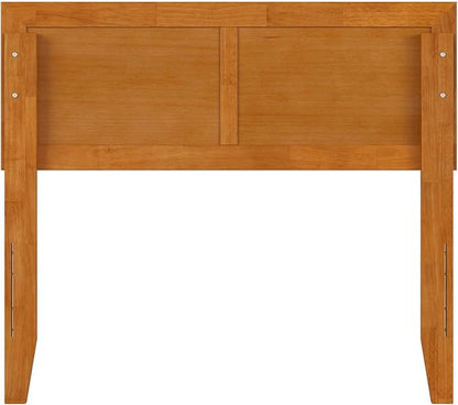 AFI, Sophia Adjustable Modern Twin Wood Headboard, Light Toffee