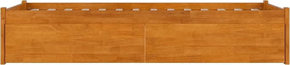 AFI, Concord Twin XL Platform Bed with Footboard & Storage Drawers, Light Toffee