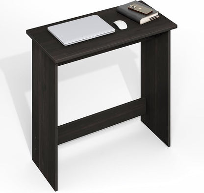 Furinno Simplistic 31-Inch Black Computer Desk, Small Office Desk, Rectangular Home Office Desk with Drawers, Gaming Desk for Home Office, Bedroom, Study Room, Black Espresso
