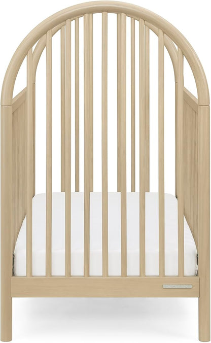 Delta Children Cannon 4-in-1 Convertible Crib - Converts from Baby Crib to Toddler Bed, Daybed and Sofa Bed, Fits Standard Full-Size Crib Mattress, Natural Sandstone