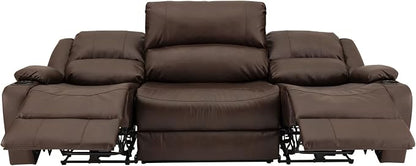 RecPro Charles 94" RV Wall Hugger Reclining Sofa | Chestnut