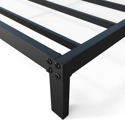YUSENHEEI 8 Inch Twin Bed Frames, Heavy Duty Metal Platform Bed Frame No Box Spring Needed, Noise Free, Easy Assembly, Black