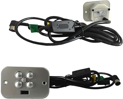 Recliner Remote Replacement Model CTR UR2 08 MW BR | for Raffel Systems 5 Button 2 and 5 Pin Hand Control 2 Pin Female Connectors 5 Pin Male Connectors